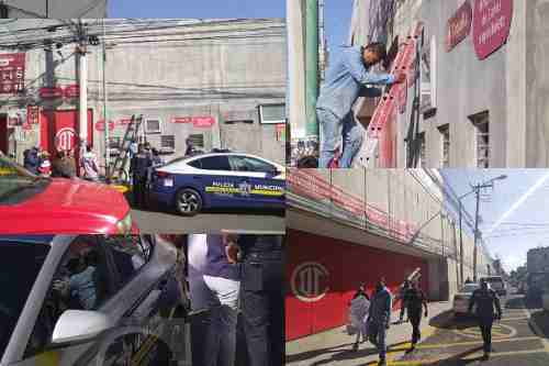 Policía municipal retira revendedores del Nemesio Diez rumbo al Toluca-Pachuca